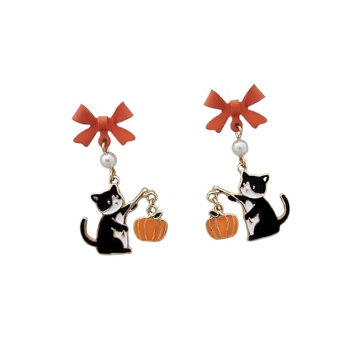 Schöne Kürbis Ohrstecker für Frauen Mode baumeln Piercing Schmuck Stern Bowknot Fisch Knochen Statement Party Ohr Tropfen Geschenke von Hao Wu Xuan