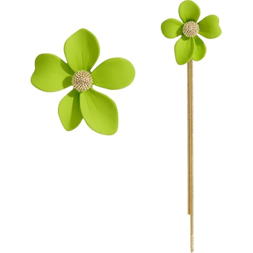 Sommer Niedliche Grüne Blume Ohrstecker Für Frauen Koreanische Mode Temperament Lange Quaste Asymmetrischer Ohrring Party Schmuck Geschenk Sommer Niedliche Grüne Blume Ohrstecker Für Frauen Koreanische Mode Temperament Lange Quaste Asymmetrischer Ohrring Party Schmuck Geschenk von Hao Wu Xuan