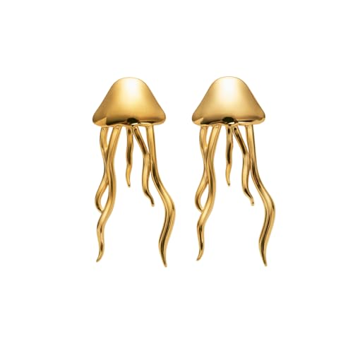 Sommer Vergoldet Seestern Qualle Quaste Ohrringe Hypoallergene Edelstahl Dame Schmuck Sommer Vergoldet Seestern Qualle Quaste Ohrringe Hypoallergene Edelstahl Dame Schmuck von Hao Wu Xuan