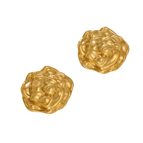 Sommer Vintage Blume Ohrringe INS Vergoldete hypoallergene Edelstahl Schmuck Geschenk für Bankett Sommer Vintage Blume Ohrringe INS Vergoldete hypoallergene Edelstahl Schmuck Geschenk für Bankett von Hao Wu Xuan