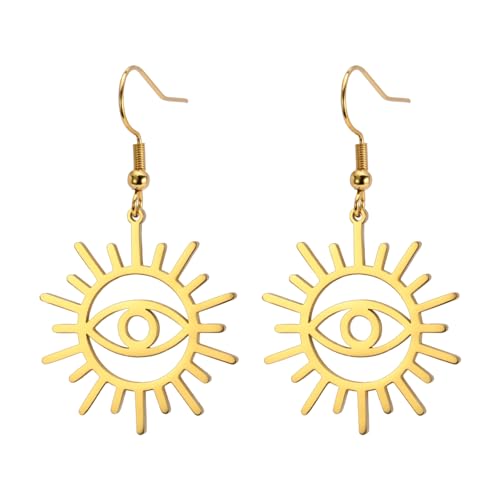 Sonnenauge des Horus Anhänger Ohrringe für Frauen Männer Edelstahl Ohrringe Charm Amulett Schmuck Geschenk Sonnenauge des Horus Anhänger Ohrringe für Frauen Männer Edelstahl Ohrringe Charm Amulett Schmuck Geschenk von Hao Wu Xuan