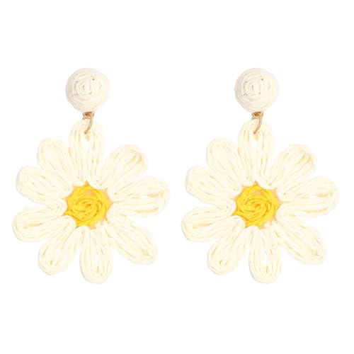 Süße Sommerblume Tropfen Ohrringe für Frauen Handgewebter Schmuck 2025 Trending Vaion Style Übertriebene Seestern Ohrringe von Hao Wu Xuan