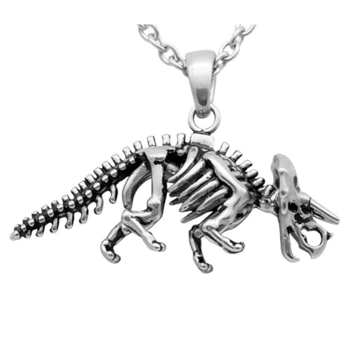 Vintage Mode Trend Punk Gothic Dinosaurier Knochen Anhänger Halskette Männer und Frauen Straße Nische Party Anhänger Schmuck Urlaub Geschenk von Hao Wu Xuan