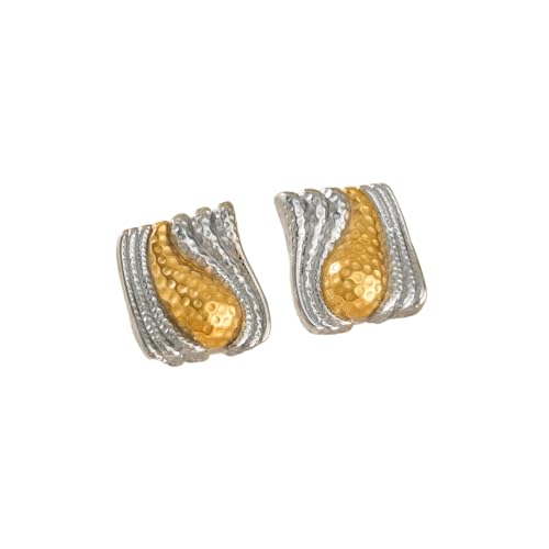 Vogue Royal Square Ohrringe für Frauen Sommer Vergoldet Hypoallergen Edelstahl Funkelnder Modellschmuck Vogue Royal Square Ohrringe für Frauen Sommer Vergoldet Hypoallergen Edelstahl Funkelnder Modellschmuck von Hao Wu Xuan