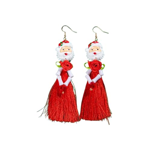 Weihnachtsmann Rose Quaste baumeln Ohrstecker für Frauen Weihnachten Schmuck Schädel Ohr Tropfen Party Festival Jahr Geschenk Weihnachtsmann Rose Quaste baumeln Ohrstecker für Frauen Weihnachten Schmuck Schädel Ohr Tropfen Party Festival Jahr Geschenk von Hao Wu Xuan