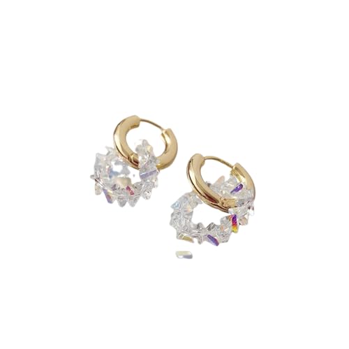 Y2k unregelmäßige Kristall Perlen Creolen für Frauen Silber Farbe Dual Ring Transparent Glas Ohrschnalle Schmuck Geschenke Y2k unregelmäßige Kristall Perlen Creolen für Frauen Silber Farbe Dual Ring Transparent Glas Ohrschnalle Schmuck Geschenke von Hao Wu Xuan