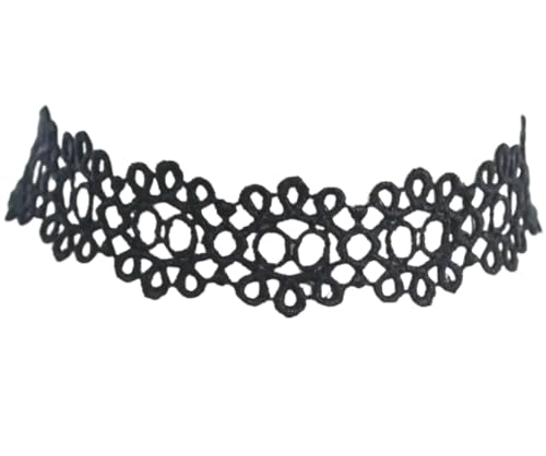 est Modeschmuck Accessoires Weiß & Schwarz Spitze Tattoo Choker Halskette Für Paar Liebhaber von Hao Wu Xuan