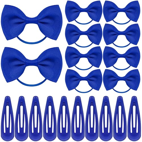 10-teiliges königsblaues Haar-Zubehör-Set, blaue Haarschleifen für Mädchen, Schule, mit 10 blauen Haarspangen, Schleifen-Bommeln, Stirnbänder, blaue Schleife, Pferdeschwanz-Halter, Kinderhaargummis, 10-teiliges königsblaues Haar-Zubehör-Set, blaue Haarschleifen für Mädchen, Schule, mit 10 blauen Haarspangen, Schleifen-Bommeln, Stirnbänder, blaue Schleife, Pferdeschwanz-Halter, Kinderhaargummis, von HaoHanEup
