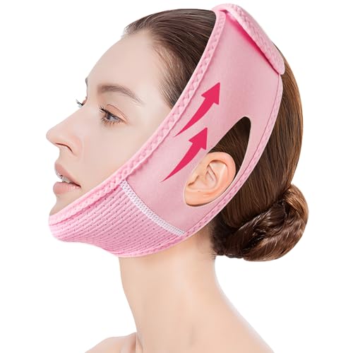 Doppelkinn-Lift-Maske, wiederverwendbar, V-Linie, Facelifting-Kinnriemen für Frauen Doppelkinn-Lift-Maske, wiederverwendbar, V-Linie, Facelifting-Kinnriemen für Frauen von HaoHanEup