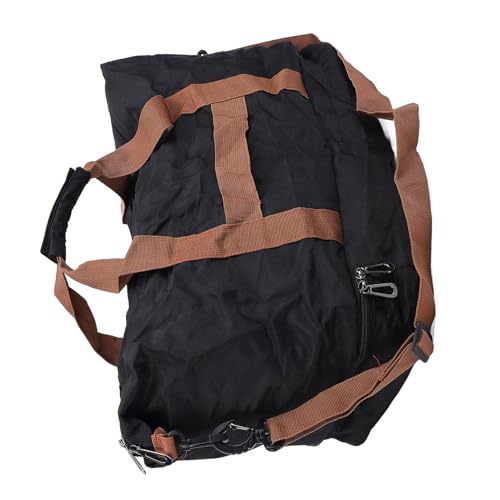 Haofy Handelstofftuch mit Nass und Trockener Trennung für Männer Sportwinkel Sport, Leichte Decks für Reisefitnessübungen (Black) von Haofy
