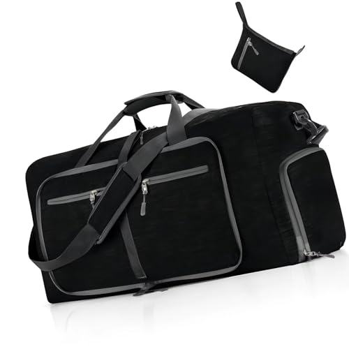 Haofy Klappkurve mit Sporttasche Vergleich mit Canvas -Schuhen für Frauen Tasche - Pink 440g Elegantes Design (Black) von Haofy