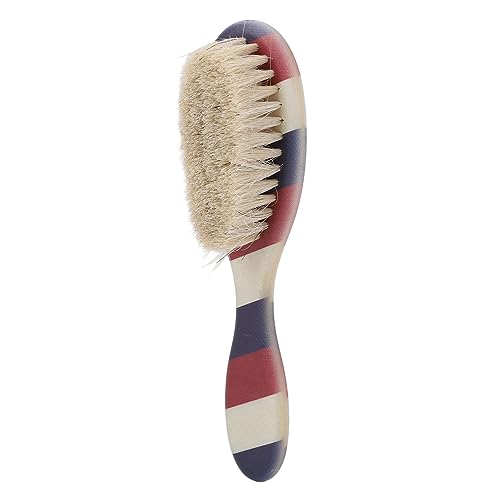 Haofy Männer Friseur Bart Pinsel Ergonomisches Design Weicher Borstenfreundliches Kompaktes Schönheitswerkzeug für Gut Gepflegtes Look Friseur Hairstyling Imitation Haare von Haofy
