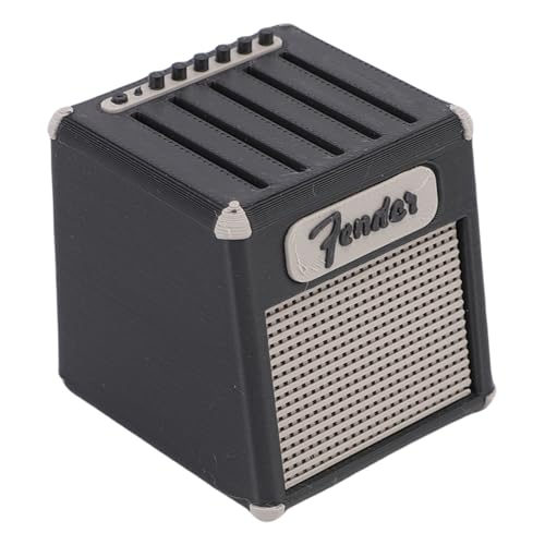 Haofy Organizer des Guitar Pick -Halters, Stilvolle Gitarrenpicker -Halter -Organisator Amp Shape Box, 5 Picks Speicher für Musiker und Musikbegeisterte, Einzigartiges Design, Ideale (schwarz D) von Haofy