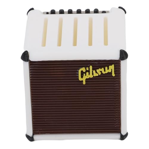 Haofy Organizer des Guitar Pick -Halters, Stilvolle Gitarrenpicker -Halter -Organisator Amp Shape Box, 5 Picks Speicher für Musiker und Musikbegeisterte, Einzigartiges Design, Ideale (weiß B) von Haofy