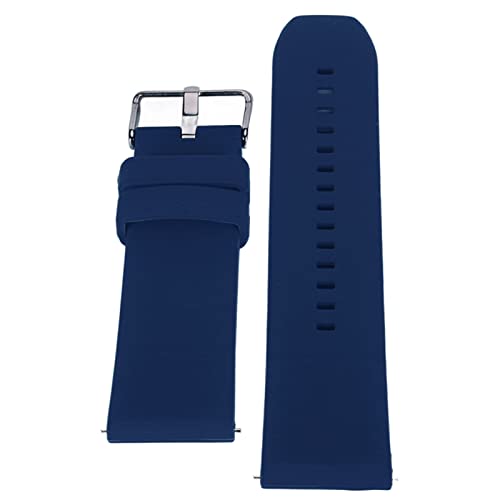 Smartwatch-Armband, Austauschbares, Weiches, Verstellbares Silikon-Uhrenarmband Zum Laufen (BLUE) von Haofy