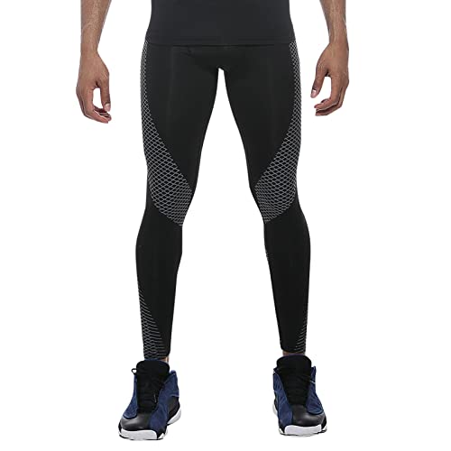 Herren Thermo Unterhose Lang Männer Skiunterwäsche Thermounterwäsche Funktionsunterwäsche Thermohose Unterwäsche Winter Gefüttert Ski Thermounterhose Warme Lang mit Innenfleece Thermo-Leggings von Haohon