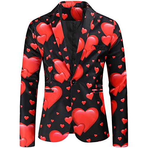 Valentine's Day Anzug Herren Liebe Herren Anzug Blazer Herren Herbst Herren Anzug Herren Anzug Herbst Herren Anzug Sakko Herren Herbst Herren Anzug für Anzeigen Party Hochzeiten Urlaub von Haohon