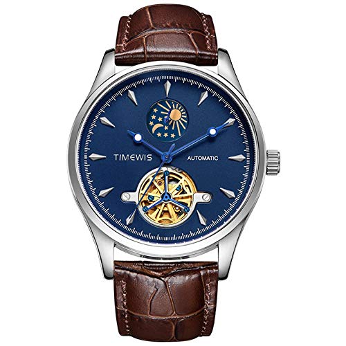 Haonb Herrenuhren Tourbillon Automatische Mechanische Herrenuhr Modetrenduhr A von Haonb