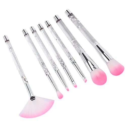 Haopeuk Neue 7 Stücke Glitter FlüSsigkeit Make-Up Pinsel Set Foundation Blending Power Lidschatten Kosmetische Schönheit Bilden Werkzeuge mit Pvc-Beutel 4 von Haopeuk