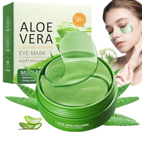 60 Stück Kollagen Augenpads mit Aloe Vera,Augenmaske gegen Augenringe, Tränensäcke,Falten & Schwellungen,Feuchtigkeitsspendende Anti-Aging Augenpflege für Männer & Frauen 60 Stück Kollagen Augenpads mit Aloe Vera,Augenmaske gegen Augenringe, Tränensäcke,Falten & Schwellungen,Feuchtigkeitsspendende Anti-Aging Augenpflege für Männer & Frauen von Haoutdory
