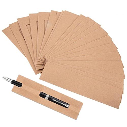 Haowul 20pcs Geschenkstiftverpackungsbeutel Single Stift Lagerhalter Bürogeschäftssouvenir -Pen -Beutel -hülle -Halle -einzelstiftbeutel von Haowul