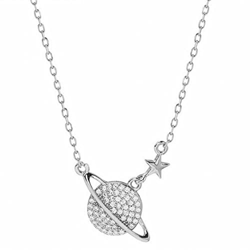 Planet Halskette 1pc Saturn Halskette Beste Freundin Freundin Geburtstag Jubiläum Schmuck Geschenk von Haowul