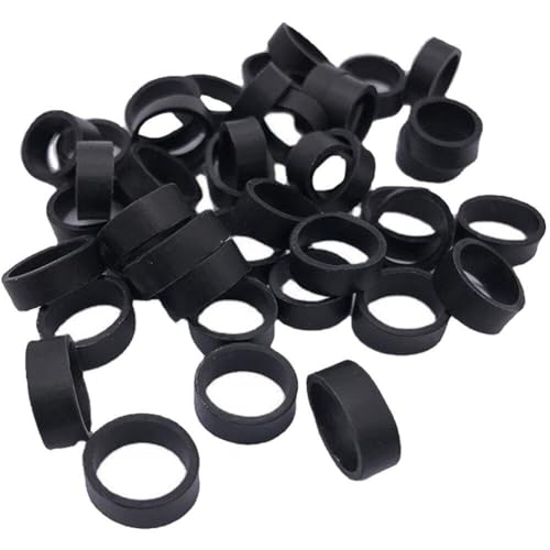 Schwarze Elastische Haarbänder 200pcs/set Hair Elastics Gummibänder Elastische Winzige Gummi Haargummi -bänder Für Haargebäude Für Den Täglichen Gebrauch von Haowul