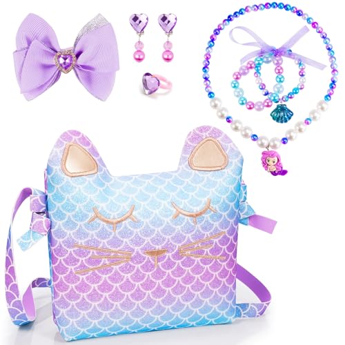 Hapikids Handtasche für Mädchen, Spielzeug ab 2 3 4 5 Jahre Mädchen Geschenke Mädchen 2 3 4 5 6 Jahre Meerjungfrau Schmuck Set für Kinder Kinderschmuck Geburtstagsgeschenk Mädchen 2 3 4 5 6 Jahre Hapikids Handtasche für Mädchen, Spielzeug ab 2 3 4 5 Jahre Mädchen Geschenke Mädchen 2 3 4 5 6 Jahre Meerjungfrau Schmuck Set für Kinder Kinderschmuck Geburtstagsgeschenk Mädchen 2 3 4 5 6 Jahre von Hapikids