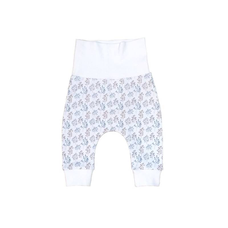 Bio Baby Hose Weiß Mit Zartem Muster von Hapitimeboutique