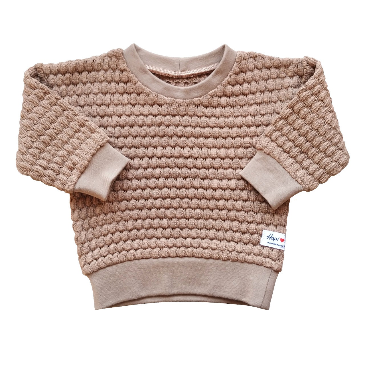 Bio Pullover in Braun von Hapitimeboutique