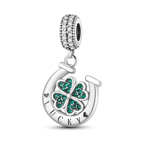 Charms kompatibel mit Pandora-Armbändern, baumelnde Charms aus Sterlingsilber für Armbänder und Halsketten, Herz, Schmetterling, Drache, Meerestier, Reiseanhänger, Perle, DIY-Charm von Hapour