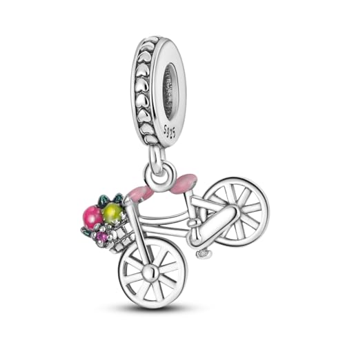 Charms kompatibel mit Pandora-Armbändern, baumelnde Charms aus Sterlingsilber für Armbänder und Halsketten, Herz, Schmetterling, Drache, Meerestier, Reiseanhänger, Perle, DIY-Charm von Hapour