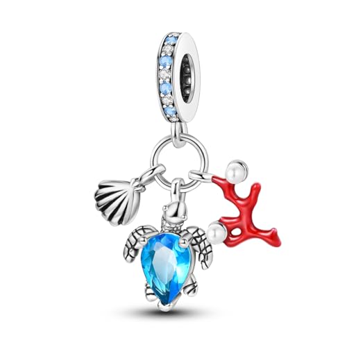 Charms kompatibel mit Pandora-Armbändern, baumelnde Charms aus Sterlingsilber für Armbänder und Halsketten, Herz, Schmetterling, Drache, Meerestier, Reiseanhänger, Perle, DIY-Charm Charms kompatibel mit Pandora-Armbändern, baumelnde Charms aus Sterlingsilber für Armbänder und Halsketten, Herz, Schmetterling, Drache, Meerestier, Reiseanhänger, Perle, DIY-Charm von Hapour