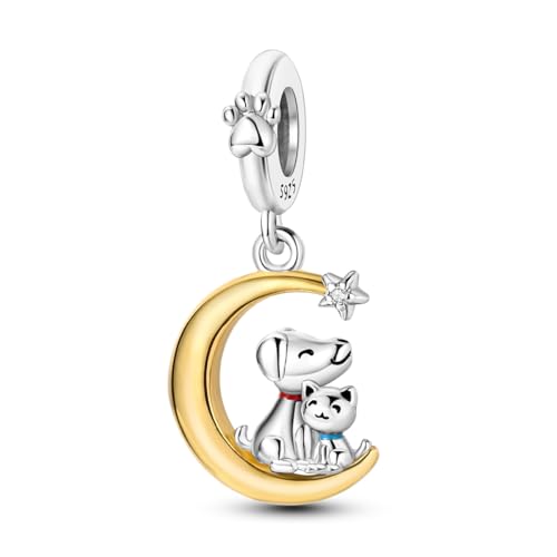 Hapour 925 Sterling Silber Charms für Armbänder Halskette Europäischen Schmuck Anhänger Perlen Pudel Charm für Frauen Mutter Hapour 925 Sterling Silber Charms für Armbänder Halskette Europäischen Schmuck Anhänger Perlen Pudel Charm für Frauen Mutter von Hapour