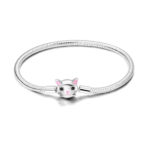 Hapour Armkette Damen Silber 925, Damen Armband für Beads Charms Schmetterling und Stern Kette Charm Armband Geburtstags Geschenk für Frauen Freundin Mama von Hapour