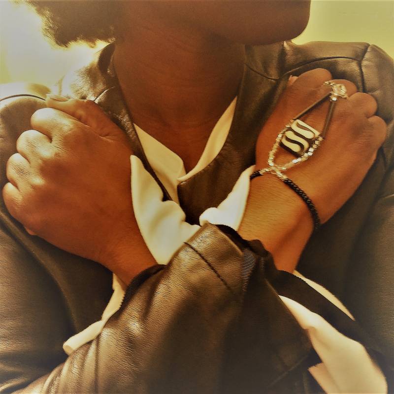 Hand - Wakanda Schmuck Armband Black Panther African Hochzeit, Mud Tuch, Hipster Armband, Ring von HappiFeet