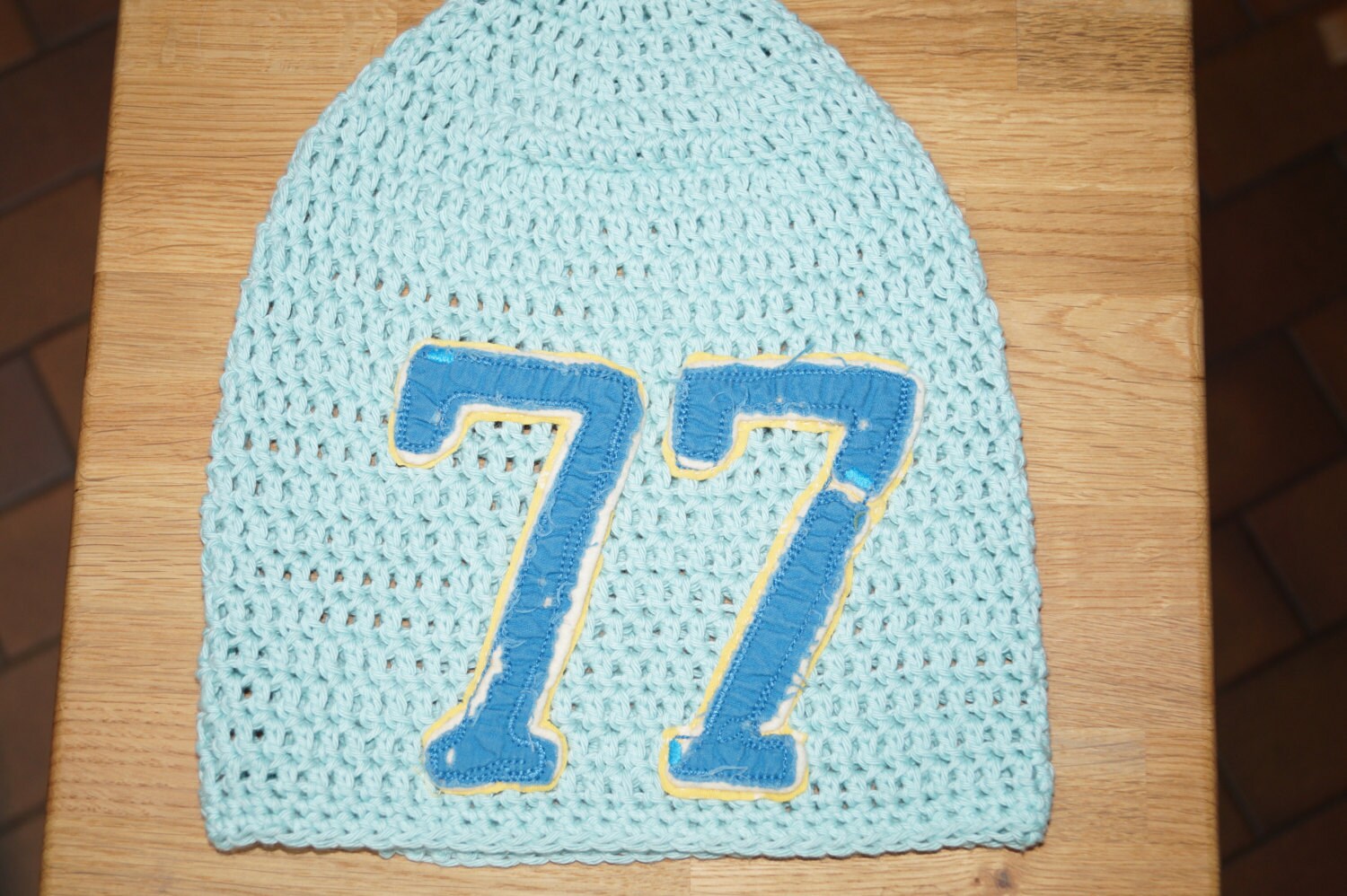 Häkelmütze Sommermütze Türkis 77 Vintage Hippie Beanie Mütze Häkelmütze Sommermütze Türkis 77 Vintage Hippie Beanie Mütze von HappieNettie