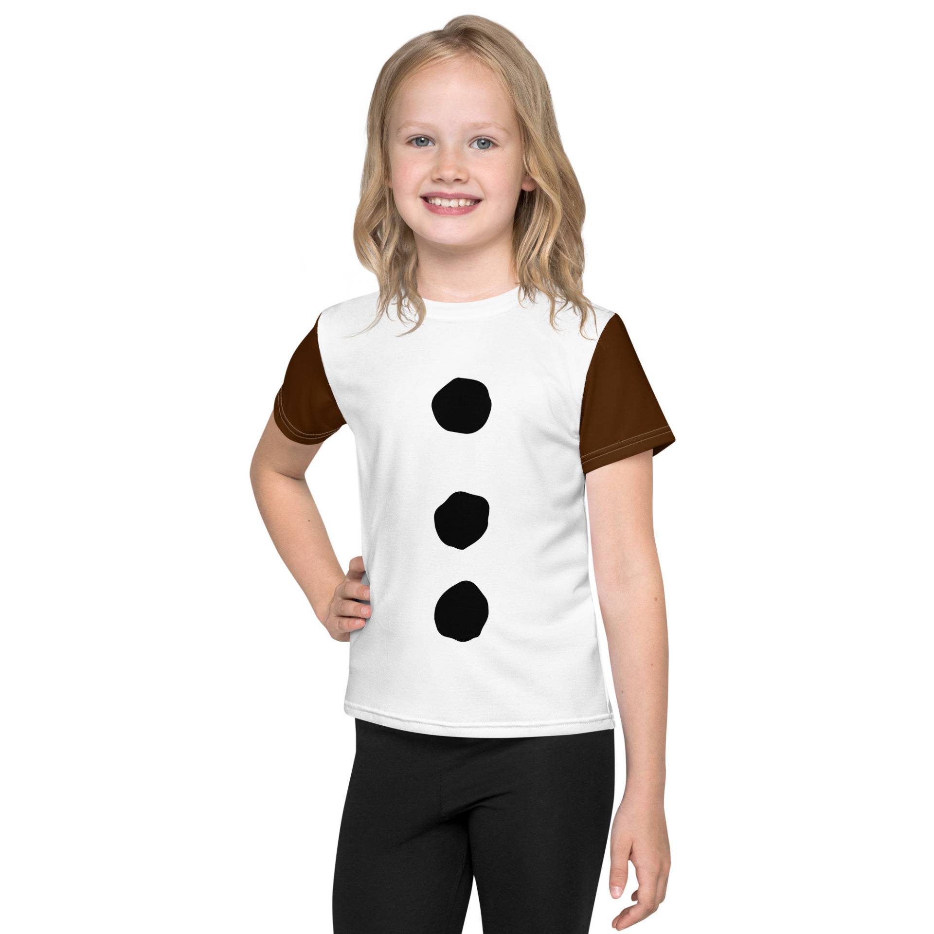 Eisprinzessin Schneemann - Kinder T-Shirt Mit Rundhalsausschnitt von HappinessIsAddictive