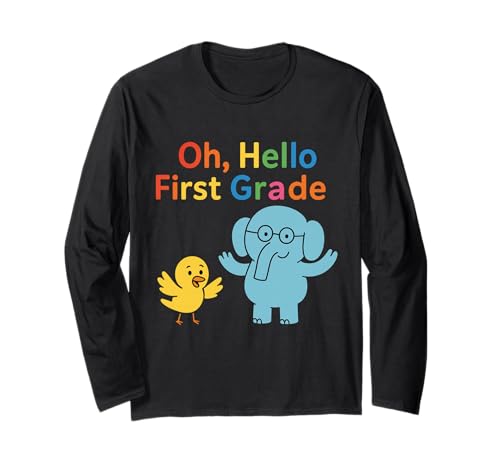 cool Oh Hallo Erste Klasse Süße Kinder zum Schulanfang und Lehrer Langarmshirt cool Oh Hallo Erste Klasse Süße Kinder zum Schulanfang und Lehrer Langarmshirt von Happy 1st Classroom Tees