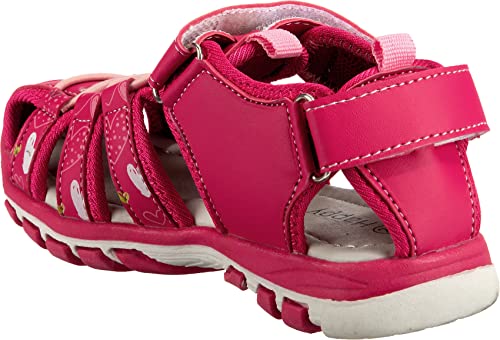 Happy Bee Kinder Mädchen Trekking Sandale Schuhe Sandalette Sommer Nr. 183750 (fuchsia, numeric_32) von Happy Bee