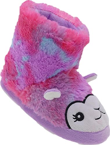 Kinder Mädchen Hüttenschuhe warm Hausschuhe Pantoffel Schuhe Tier Nr. 589903 (eu_footwear_size_system, toddler, numeric, medium, numeric_33) von Happy Bee