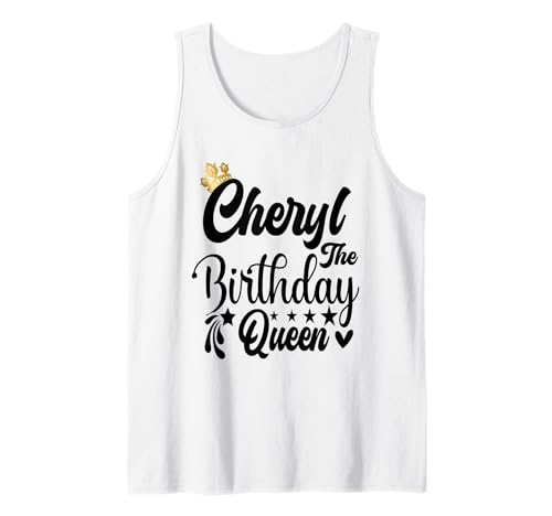Cheryl The Birthday Queen Happy Birthday Shirt für Frauen Tank Top Cheryl The Birthday Queen Happy Birthday Shirt für Frauen Tank Top von Happy Birthday Cheryl The Birthday Queen Women