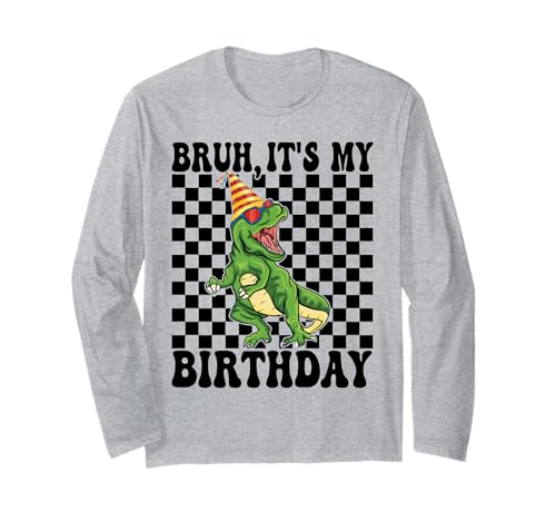 It's My Birthday Happy Kids T-Rex Boys – Dino Geburtstagsparty Langarmshirt It's My Birthday Happy Kids T-Rex Boys – Dino Geburtstagsparty Langarmshirt von Happy Birthday Kids Dinosaur Gifts