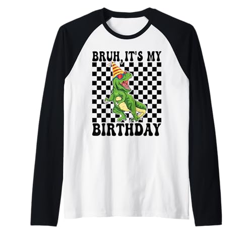 It's My Birthday Happy Kids T-Rex Boys – Dino Geburtstagsparty Raglan It's My Birthday Happy Kids T-Rex Boys – Dino Geburtstagsparty Raglan von Happy Birthday Kids Dinosaur Gifts