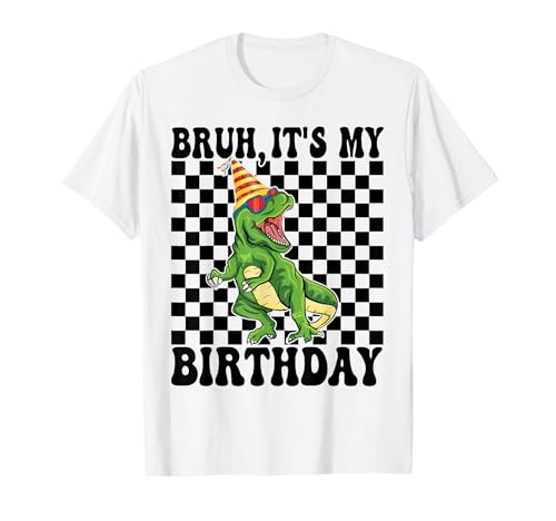 It's My Birthday Happy Kids T-Rex Boys – Dino Geburtstagsparty T-Shirt It's My Birthday Happy Kids T-Rex Boys – Dino Geburtstagsparty T-Shirt von Happy Birthday Kids Dinosaur Gifts