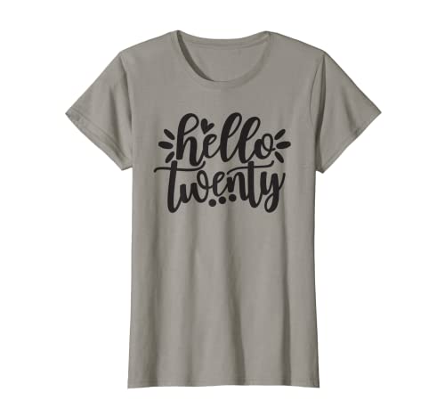 Damen Hello Twenty, süßes Hello Twenty Squad, 20. Geburtstag T-Shirt Damen Hello Twenty, süßes Hello Twenty Squad, 20. Geburtstag T-Shirt von Happy Birthday Merch