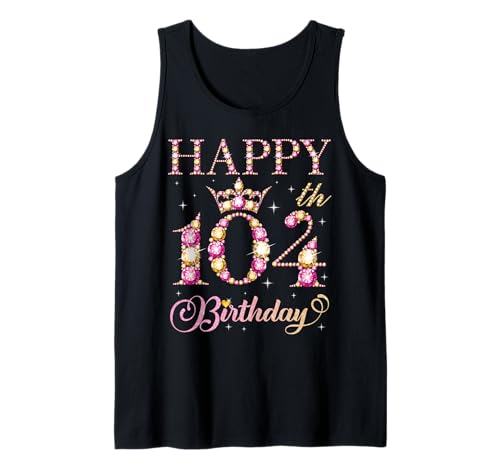 Alles Gute zum 104. Geburtstag, Geburtstagsfeier für Männer und Frauen, 104 Jahre Tank Top Alles Gute zum 104. Geburtstag, Geburtstagsfeier für Männer und Frauen, 104 Jahre Tank Top von Happy Birthday Party It's My Birthday Party