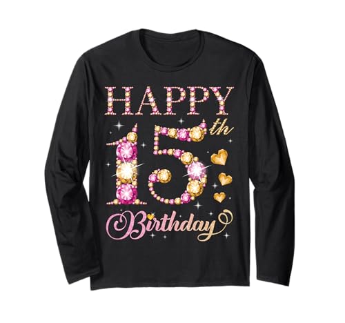 Alles Gute zum 15. Geburtstag, Geburtstagsparty für Jungen und Mädchen, 15 Jahre Langarmshirt Alles Gute zum 15. Geburtstag, Geburtstagsparty für Jungen und Mädchen, 15 Jahre Langarmshirt von Happy Birthday Party It's My Birthday Party