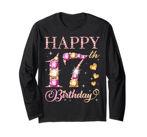 Alles Gute zum 17. Geburtstag, Geburtstagsparty für Jungen und Mädchen, 17 Jahre Langarmshirt Alles Gute zum 17. Geburtstag, Geburtstagsparty für Jungen und Mädchen, 17 Jahre Langarmshirt von Happy Birthday Party It's My Birthday Party