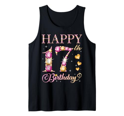 Alles Gute zum 17. Geburtstag, Geburtstagsparty für Jungen und Mädchen, 17 Jahre Tank Top Alles Gute zum 17. Geburtstag, Geburtstagsparty für Jungen und Mädchen, 17 Jahre Tank Top von Happy Birthday Party It's My Birthday Party